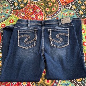 Silver capris